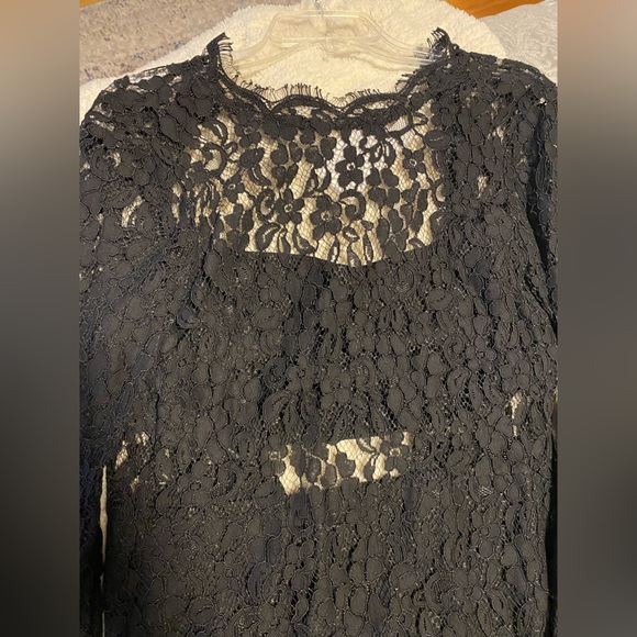 LACE MERMAID MIDI DRESS | black size M - Picture 7 of 10